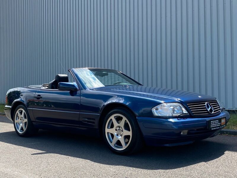 Gebraucht Mercedes SL280 193 PS (141 kW) 1996 Blau Cabrio