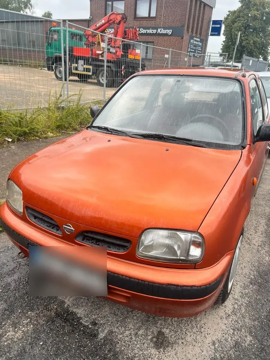 Gebraucht Nissan Micra 54 PS (39 kW) 1997 Orange Kleinwagen