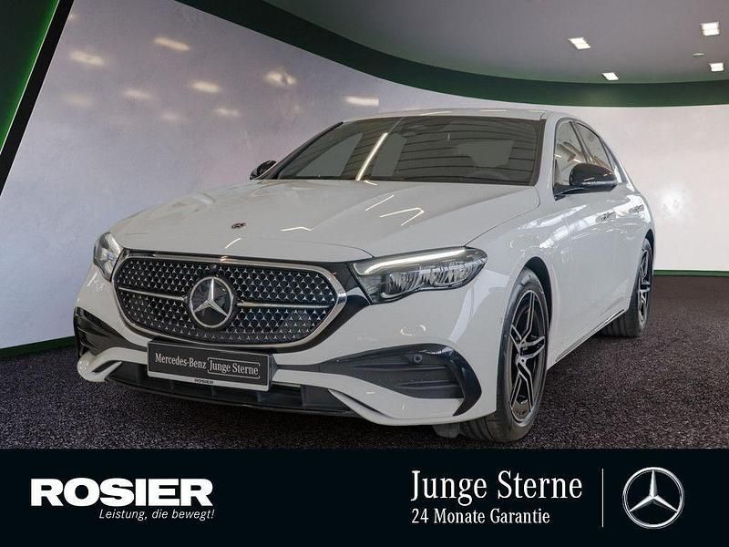 Weiss / polarweiß Gebraucht 2024 Mercedes E220 Advanced Limousine | 56.684 € (Etwas zu teuer) - Bild 1/4