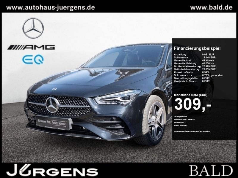 Schwarz metalliclack kosmosschwarz Gebraucht 2023 Mercedes CLA250e Shooting Brake AMG Kombi | 34.490 € (Guter Preis) - Bild 1/4