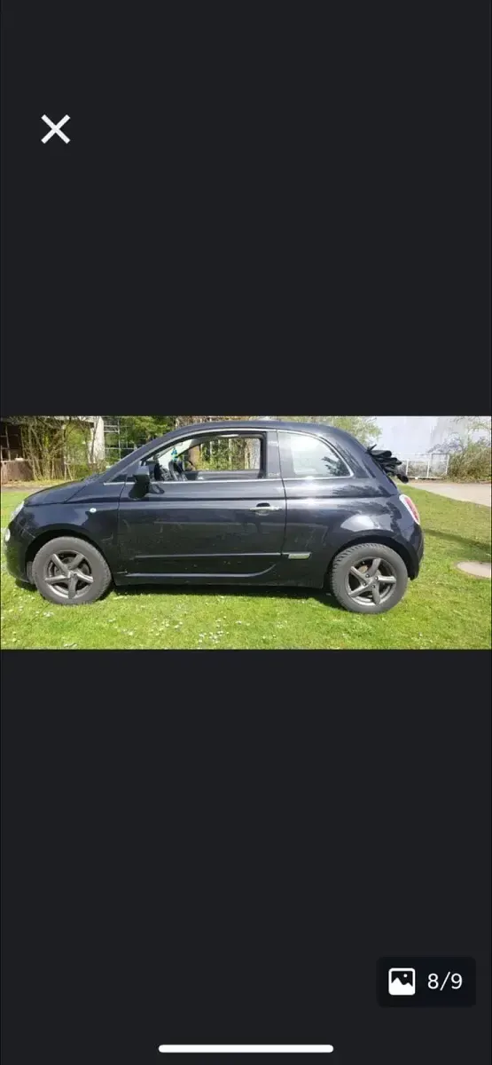Gebraucht Fiat 500C 69 PS (50 kW) 2012 Schwarz Cabrio