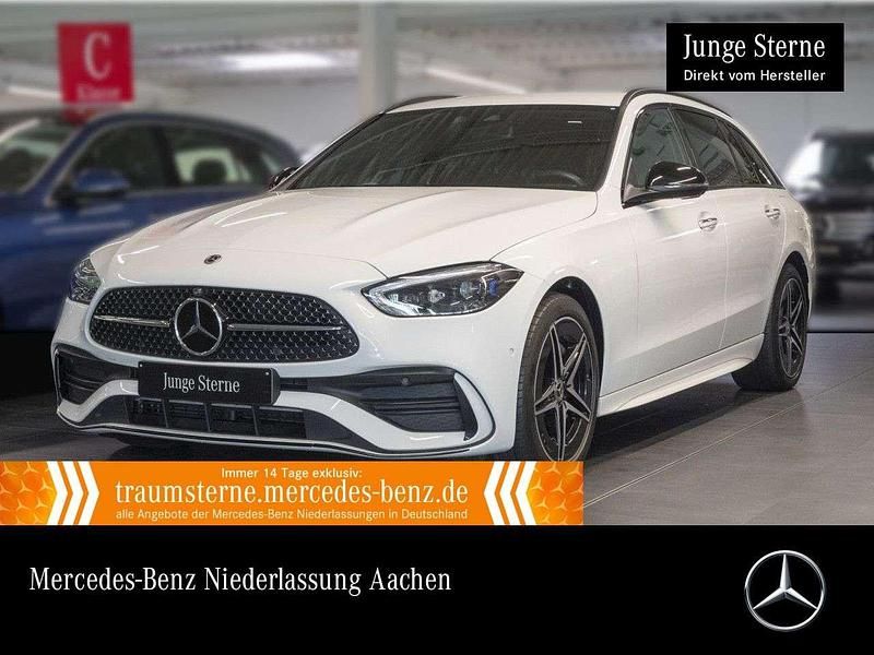 Weiß Gebraucht 2023 Mercedes C300e AMG Limousine | 36.990 € (Superpreis) - Bild 1/3