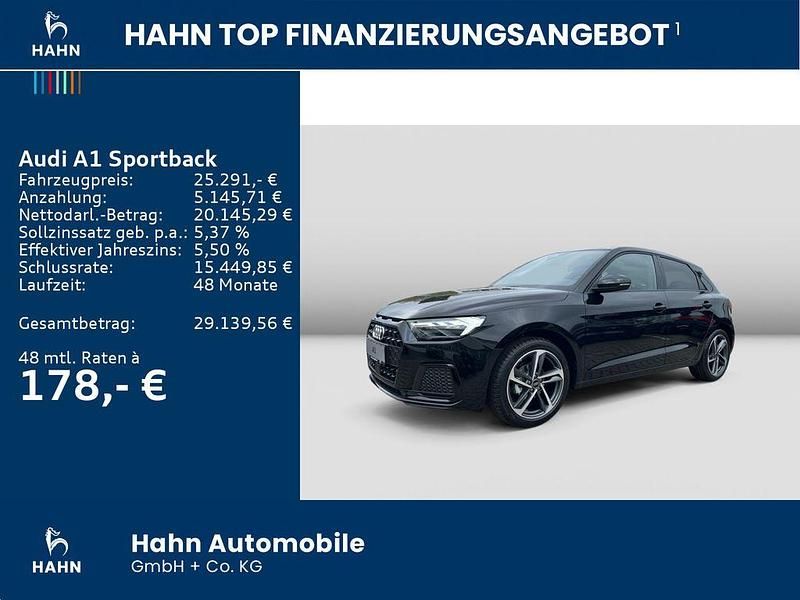 Gebraucht Audi A1 Sportback Advanced Plus 95 PS (69 kW) 2025 Schwarz Kleinwagen