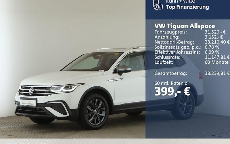 Gebraucht VW Tayron Life 200 PS (147 kW) 2022 Weiß SUV