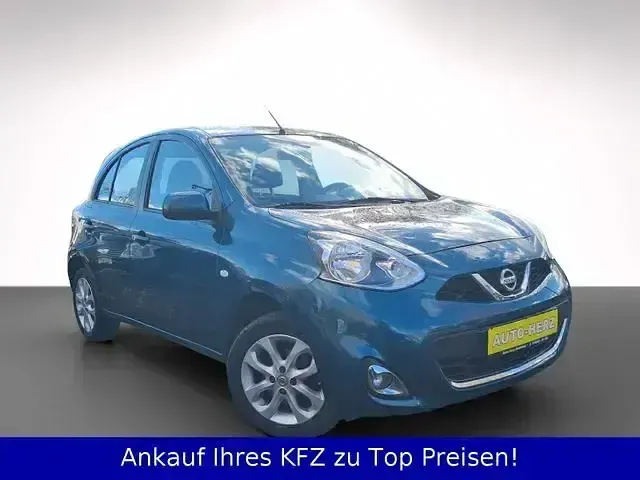Gebraucht Nissan Micra Acenta 80 PS (58 kW) 2016 Türkis Kleinwagen