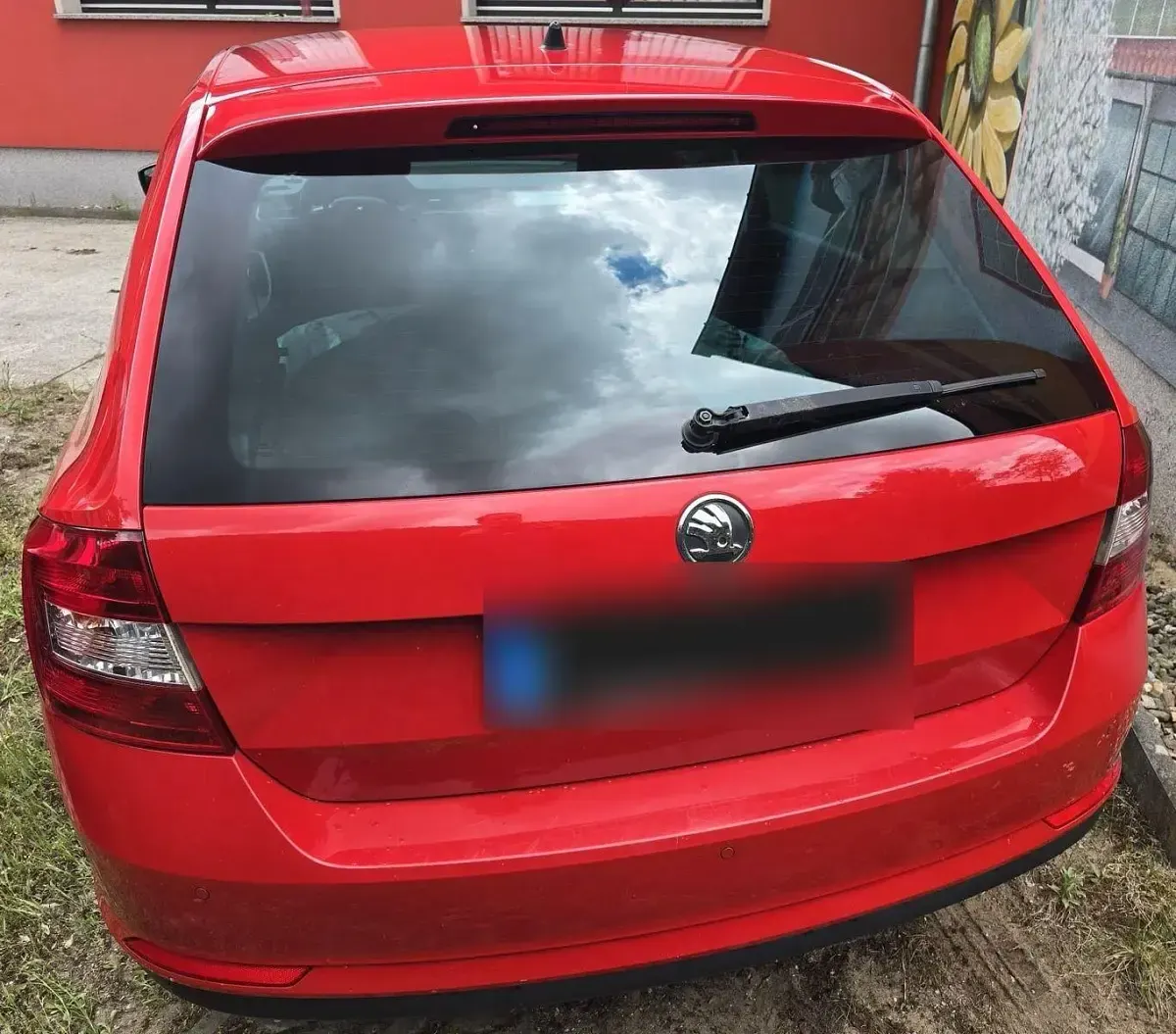 Gebraucht Skoda Rapid 90 PS (66 kW) 2014 Rot Kleinwagen