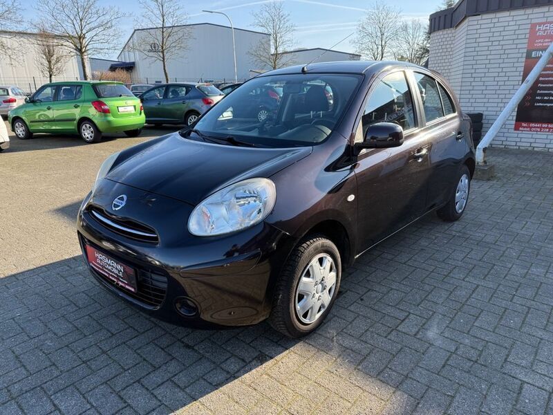 Braun Gebraucht 2012 Nissan Micra Acenta Kleinwagen | 4.499 € (Fairer Preis) - Bild 1/4