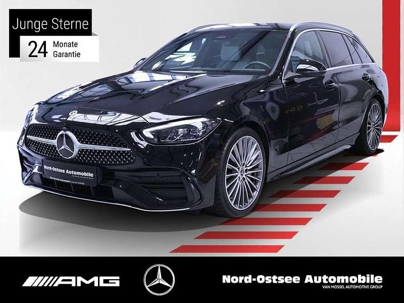 Unilack schwarz Gebraucht 2024 Mercedes C200 AMG Kombi | 39.890 € (Fairer Preis) - Bild 1/4