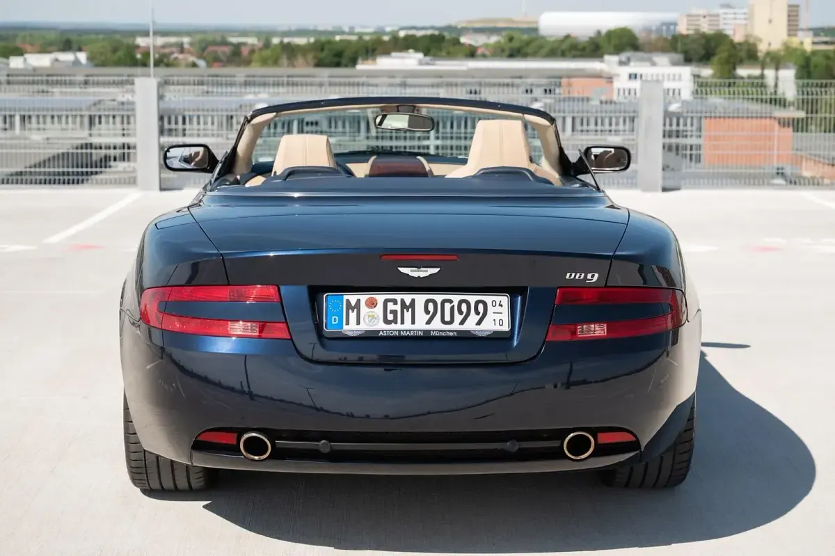 Gebraucht Aston Martin DB9 457 PS (336 kW) 2007 Blau Cabrio
