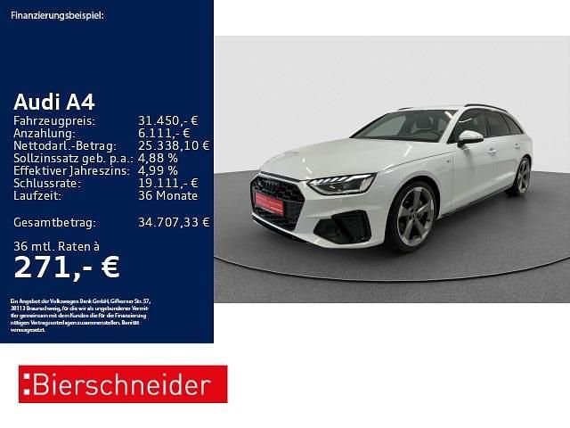 Weiss Gebraucht 2022 Audi A4 Competition Kombi | 31.450 € (Superpreis) - Bild 1/3