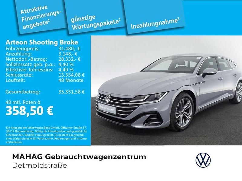 Mondsteingrau Gebraucht 2023 VW Arteon R-line Kombi | 31.480 € (Guter Preis) - Bild 1/2