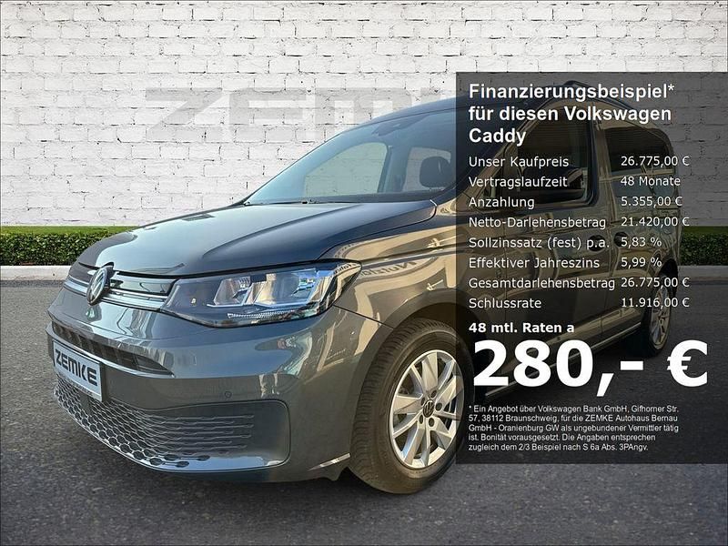 Gebraucht VW Caddy Life 102 PS (75 kW) 2023 Grau Van / Kleinbus