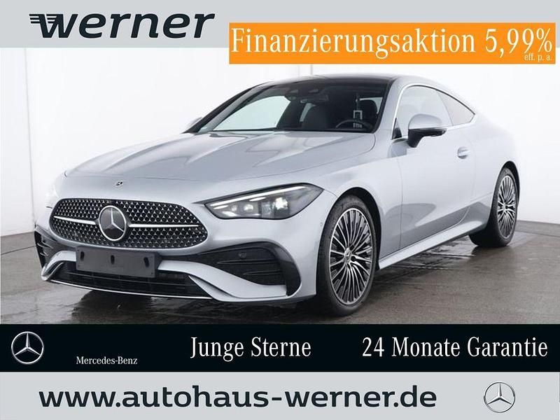Lack hightechsilber (metallic) Gebraucht 2024 Mercedes 200 Coupé | 48.084 € (Fairer Preis) - Bild 1/4