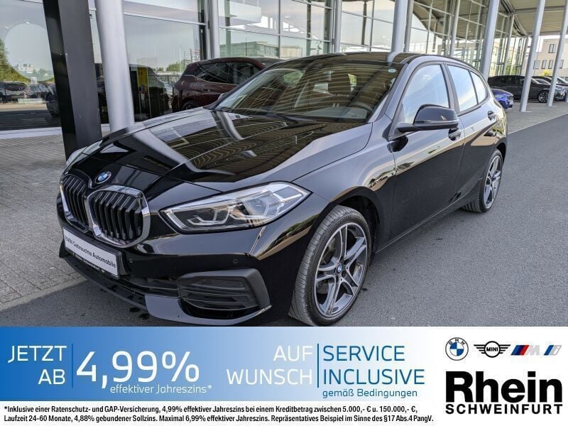 Schwarz Gebraucht 2023 BMW 118 Advantage Kleinwagen | 21.890 € (Guter Preis) - Bild 1/4