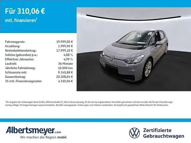 Gebraucht VW ID.3 Pro Performance 109 kW (149 PS) 2020 Grau Kleinwagen