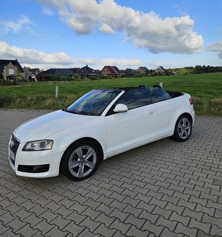 Weiß Gebraucht 2008 Audi A3 Cabriolet Basis Cabrio | 4.750 € (Etwas zu teuer) - Bild 1/4
