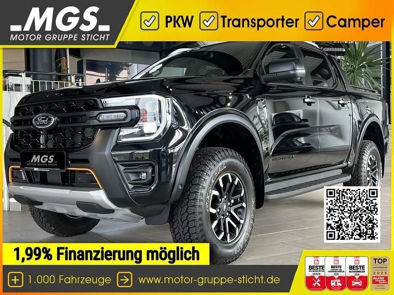 Schwarz Gebraucht 2025 Ford Ranger Wildtrack Abholung | 54.444 € (Teuer) - Bild 1/4