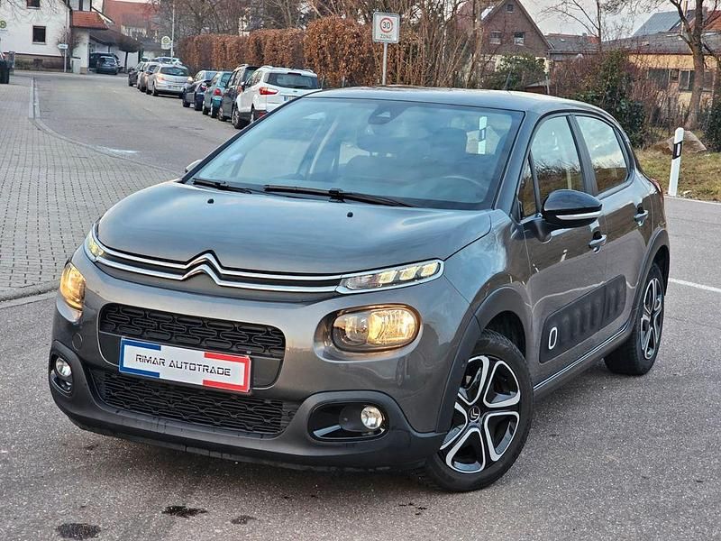 Grau Gebraucht 2019 Citroën C3 PureTech Limousine | 10.200 € (Guter Preis) - Bild 1/4