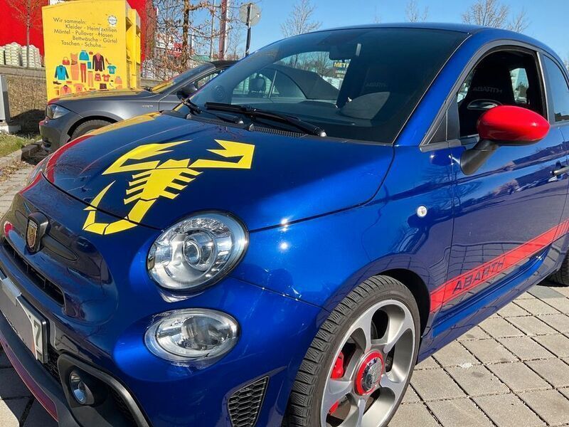 Blau Gebraucht 2021 Abarth 595 Competizione Kleinwagen | 19.800 € (Superpreis) - Bild 1/4