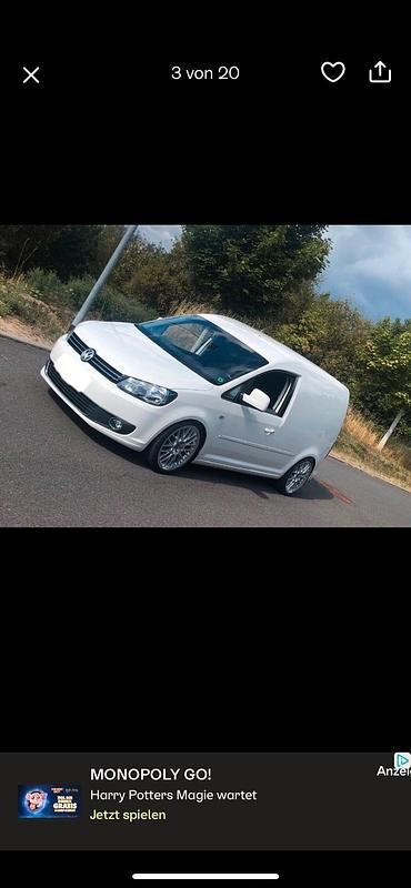 Gebraucht VW Caddy 102 PS (75 kW) 2011 Weiß Van / Kleinbus