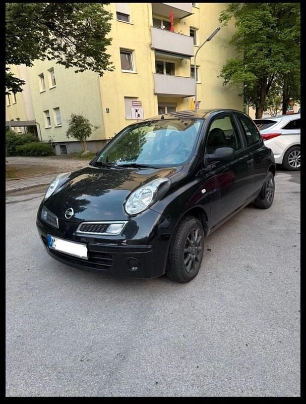 Schwarz Gebraucht 2009 Nissan Micra Kleinwagen | 2.200 € (Fairer Preis) - Bild 1/4