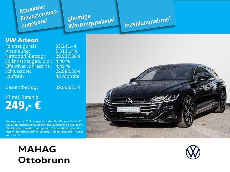 Gebraucht VW Arteon R-line 190 PS (139 kW) 2023 Schwarz Limousine