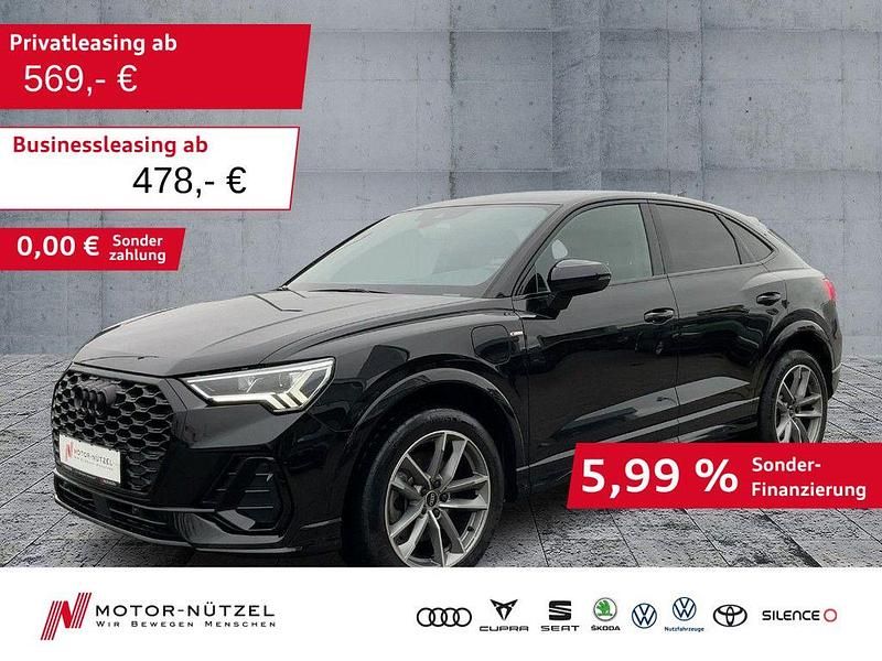 Mythosschwarz metallic Gebraucht 2022 Audi Q3 Sportback S-Line SUV | 36.930 € (Fairer Preis) - Bild 1/4