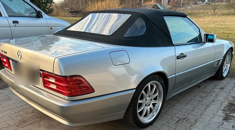 Gebraucht Mercedes SL320 231 PS (169 kW) 1993 Silber Cabrio
