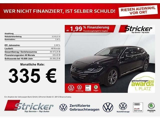 Deep black perleffekt Gebraucht 2024 VW Arteon R-line Kombi | 32.950 € (Superpreis) - Bild 1/3