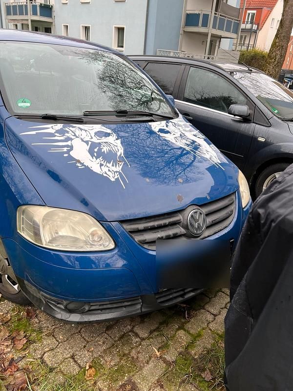 Blau Gebraucht 2007 VW Fox Kleinwagen | 900 € (Guter Preis) - Bild 1/4