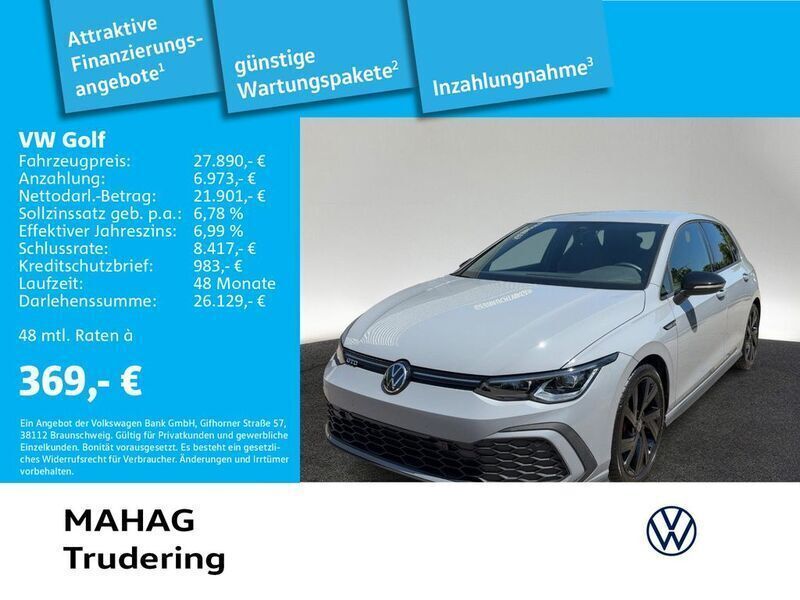 Grau Gebraucht 2022 VW Golf VIII GTD Limousine | 27.890 € (Superpreis) - Bild 1/2