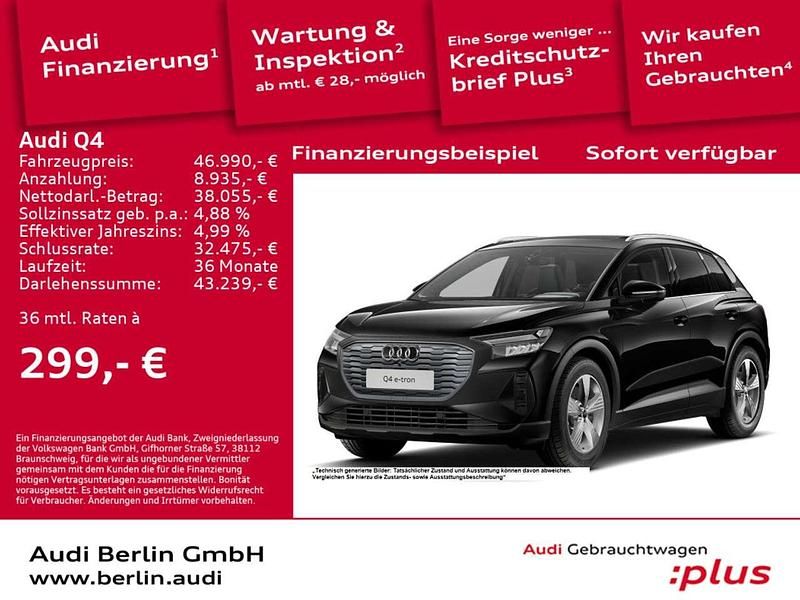 Mythosschwarz metallic Gebraucht 2025 Audi e-tron SUV | 46.990 € - Bild 1/4