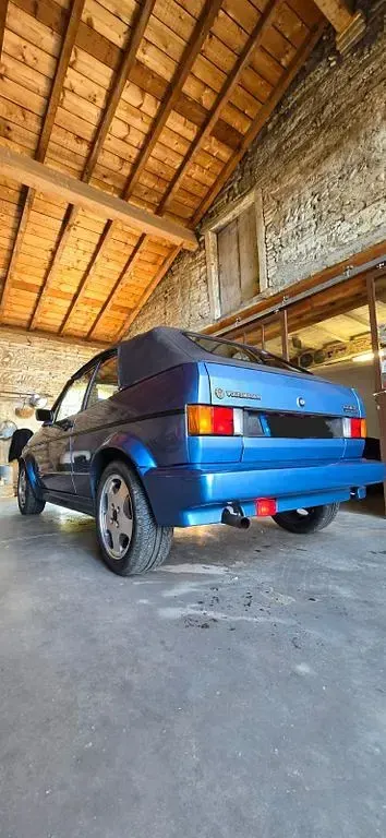 Gebraucht VW Golf Cabriolet 90 PS (66 kW) 1993 Blau Cabrio