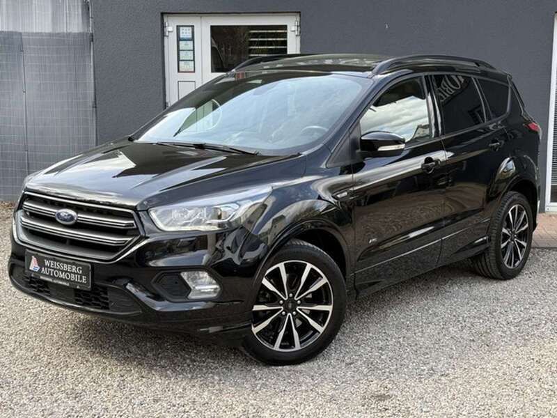 Iridiumschwarz metallic Gebraucht 2018 Ford Kuga ST-Line SUV | 21.900 € (Etwas zu teuer) - Bild 1/4