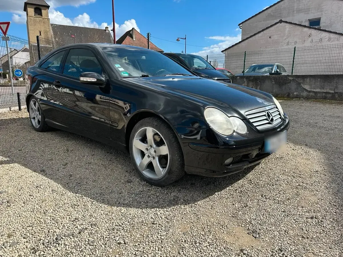 Gebraucht Mercedes C220 2005 Schwarz Coupé