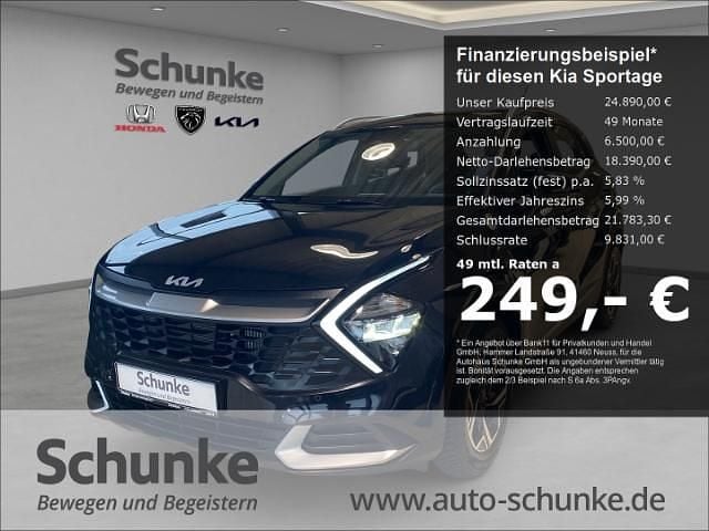 Gebraucht Kia Sportage Edition 7 150 PS (110 kW) 2023 1k) zilinaschwarz met. (schwarz SUV