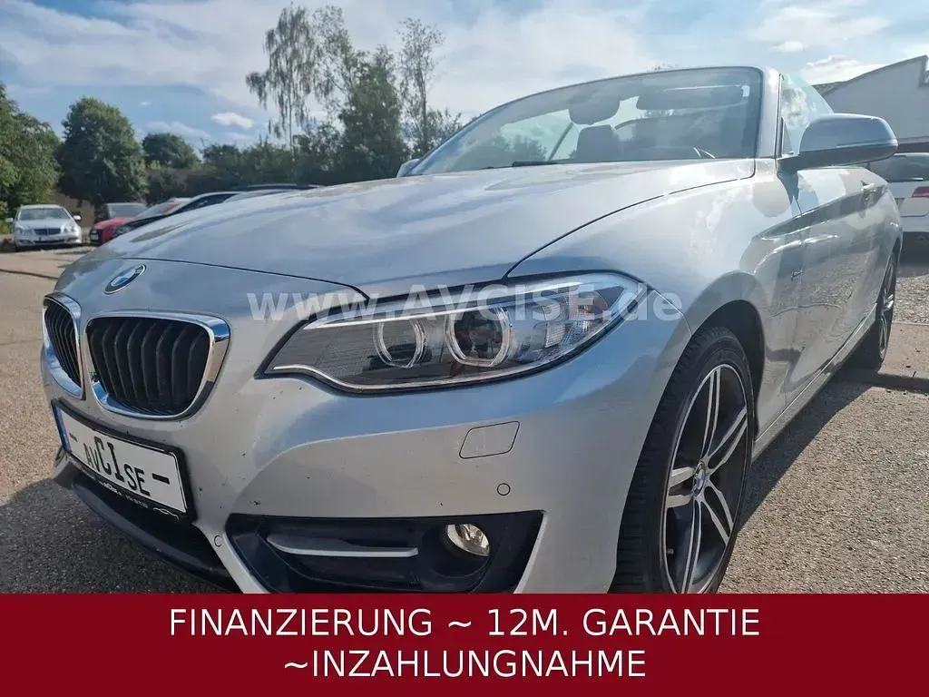 Gebraucht BMW 218 Sport Line 150 PS (110 kW) 2017 Silber Cabrio