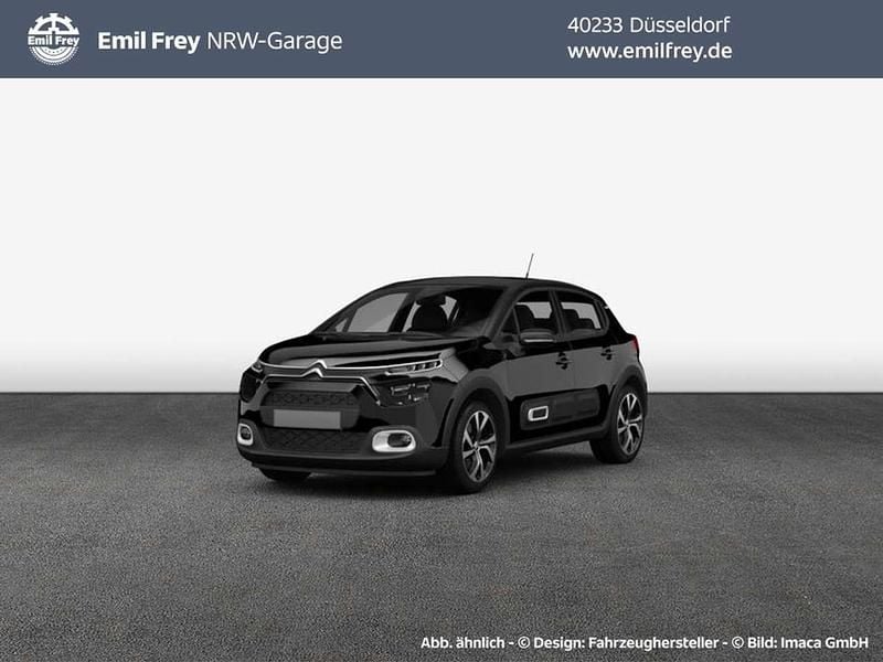 Schwarz metallic mit rotem dac Gebraucht 2023 Citroën C3 PureTech Kleinwagen | 14.790 € (Guter Preis) - Bild 1/1