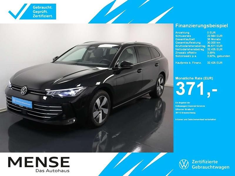 Grenadillschwarz Gebraucht 2024 VW Passat Business Kombi | 32.425 € (Teuer) - Bild 1/1