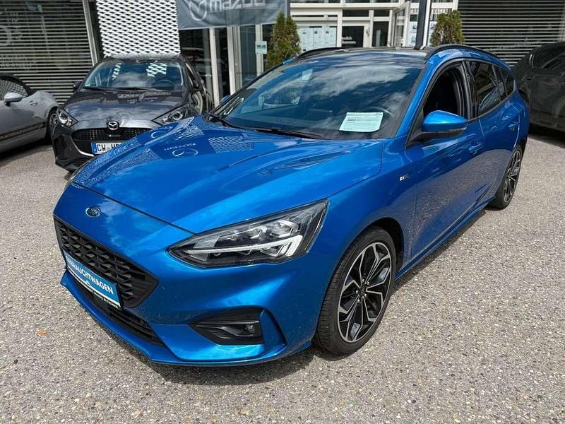 Dynamicblau Gebraucht 2020 Ford Focus ST-Line Kombi | 14.900 € (Fairer Preis) - Bild 1/4