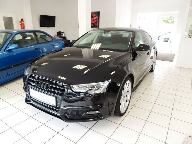 Schwarz Gebraucht 2014 Audi A5 Sportback S-Line Limousine | 16.999 € (Fairer Preis) - Bild 1/4