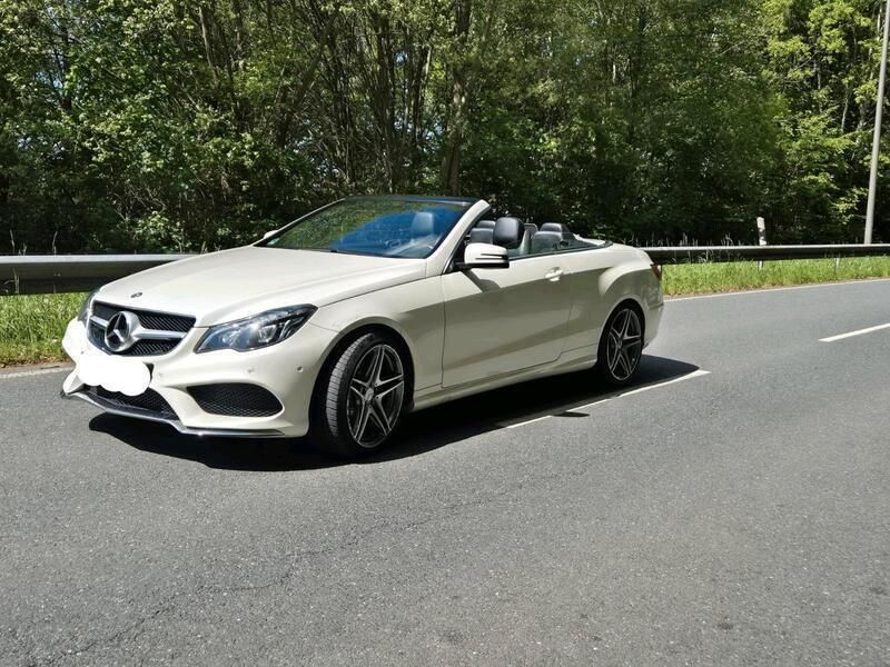 Weiß Gebraucht 2013 Mercedes E250 AMG Cabrio | 14.500 € (Fairer Preis) - Bild 1/4
