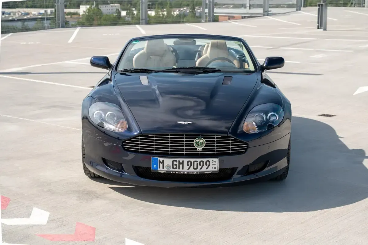 Gebraucht Aston Martin DB9 457 PS (336 kW) 2007 Blau Cabrio