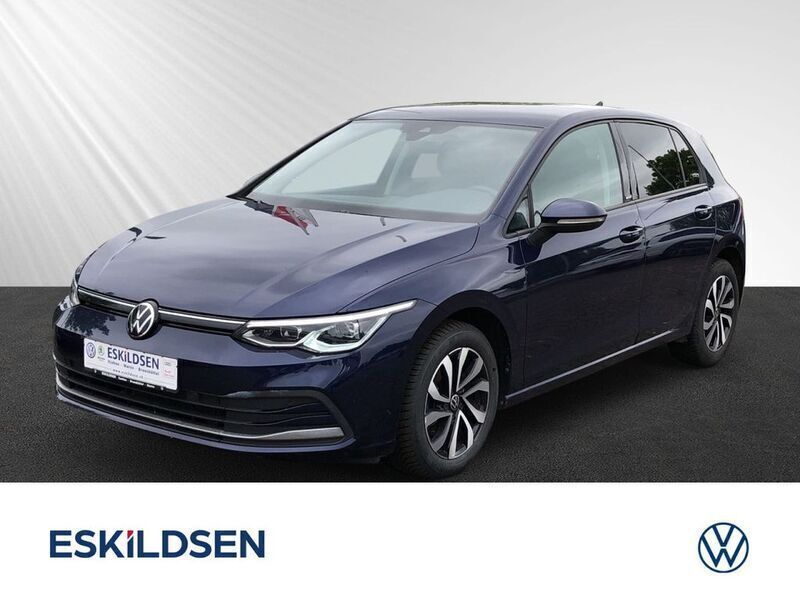 Blau Gebraucht 2022 VW Golf VIII Active Limousine | 22.690 € (Guter Preis) - Bild 1/4