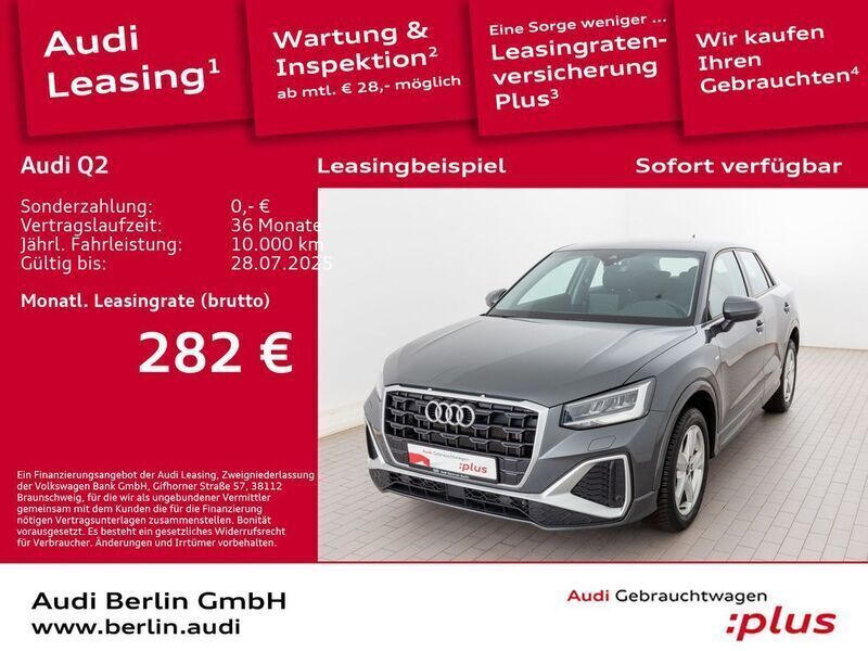 Daytonagrau perleffekt Gebraucht 2024 Audi Q2 S-Line SUV | 31.990 € (Teuer) - Bild 1/3