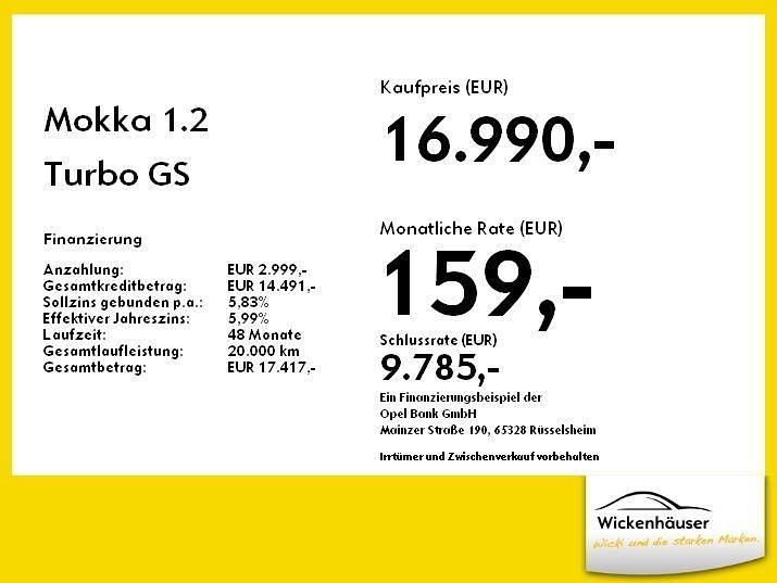 Gebraucht Opel Mokka GS Line 131 PS (96 kW) 2022 Perl blau/voltaic blue (metallic) SUV