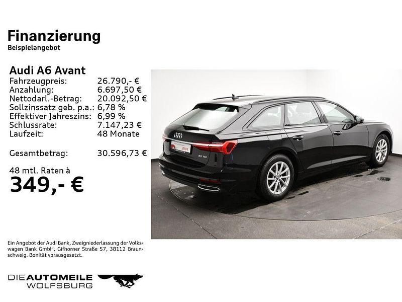 Gebraucht Audi A6 Basis 204 PS (150 kW) 2020 Mythosschwarz metallic (metallic) Kombi