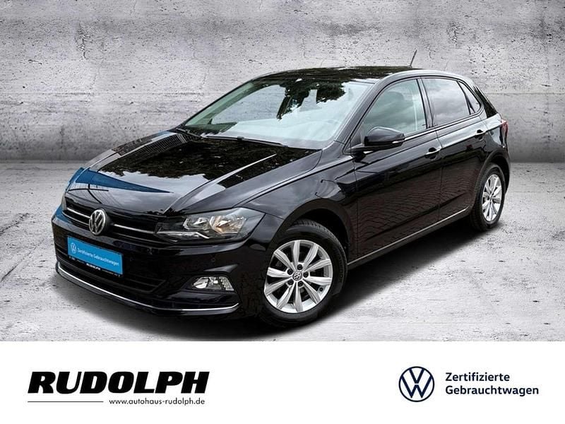 Schwarz Gebraucht 2018 VW Polo Highline Kleinwagen | 13.490 € (Fairer Preis) - Bild 1/4
