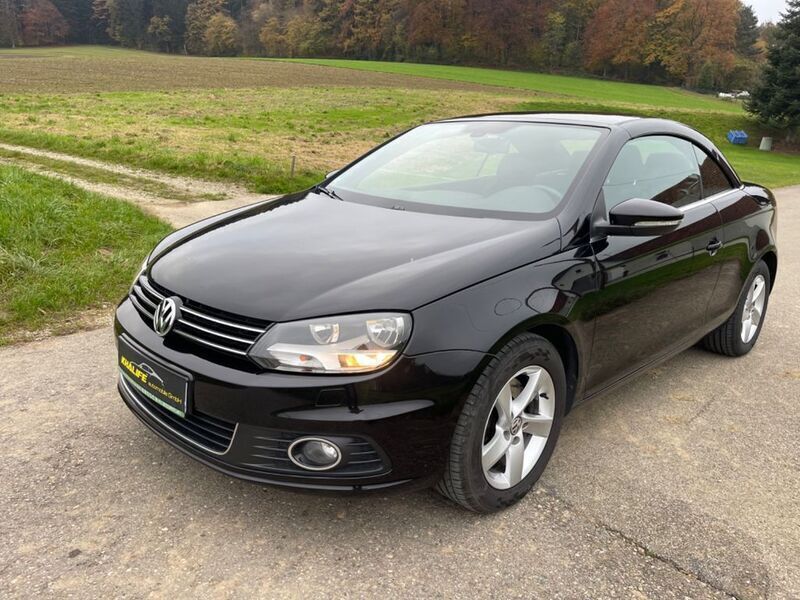 Schwarz Gebraucht 2011 VW Eos Basis Cabrio | 6.999 € (Fairer Preis) - Bild 1/4