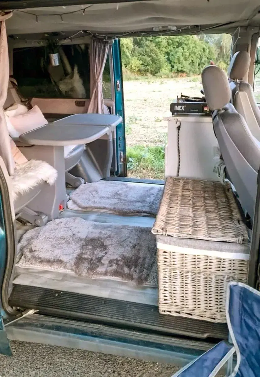 Gebraucht Mercedes V220 2000 Grün Van / Kleinbus